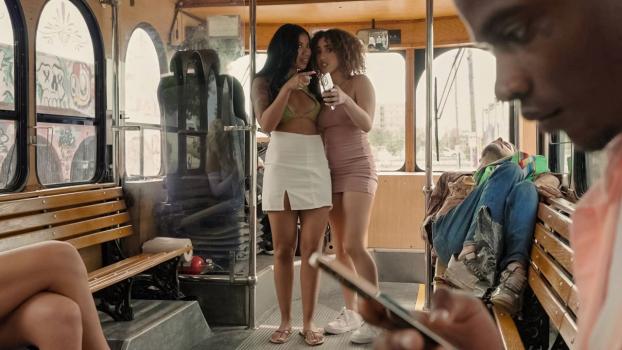 RKPrime 2022 05 17 Kira Perez And Ameena Greene – The Fucking Public Bus Threesome